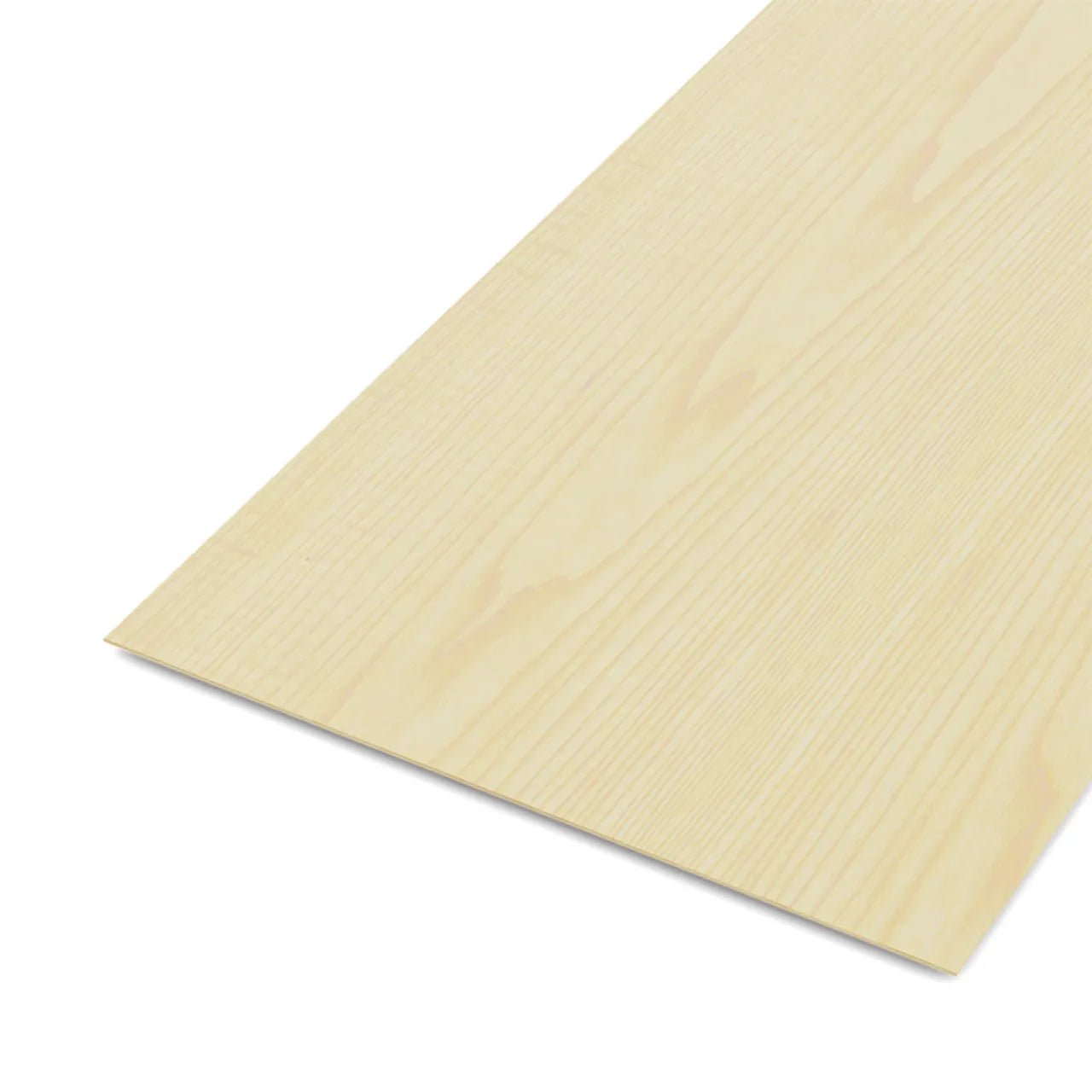 The Go Build 1/5 in. x 4 ft. x 8 ft. Hardwood Underlayment features a smooth, pale beige wood grain laminate with subtle texture and a sturdy 5-ply construction for added strength. Brand: The Fastest Way To Build.